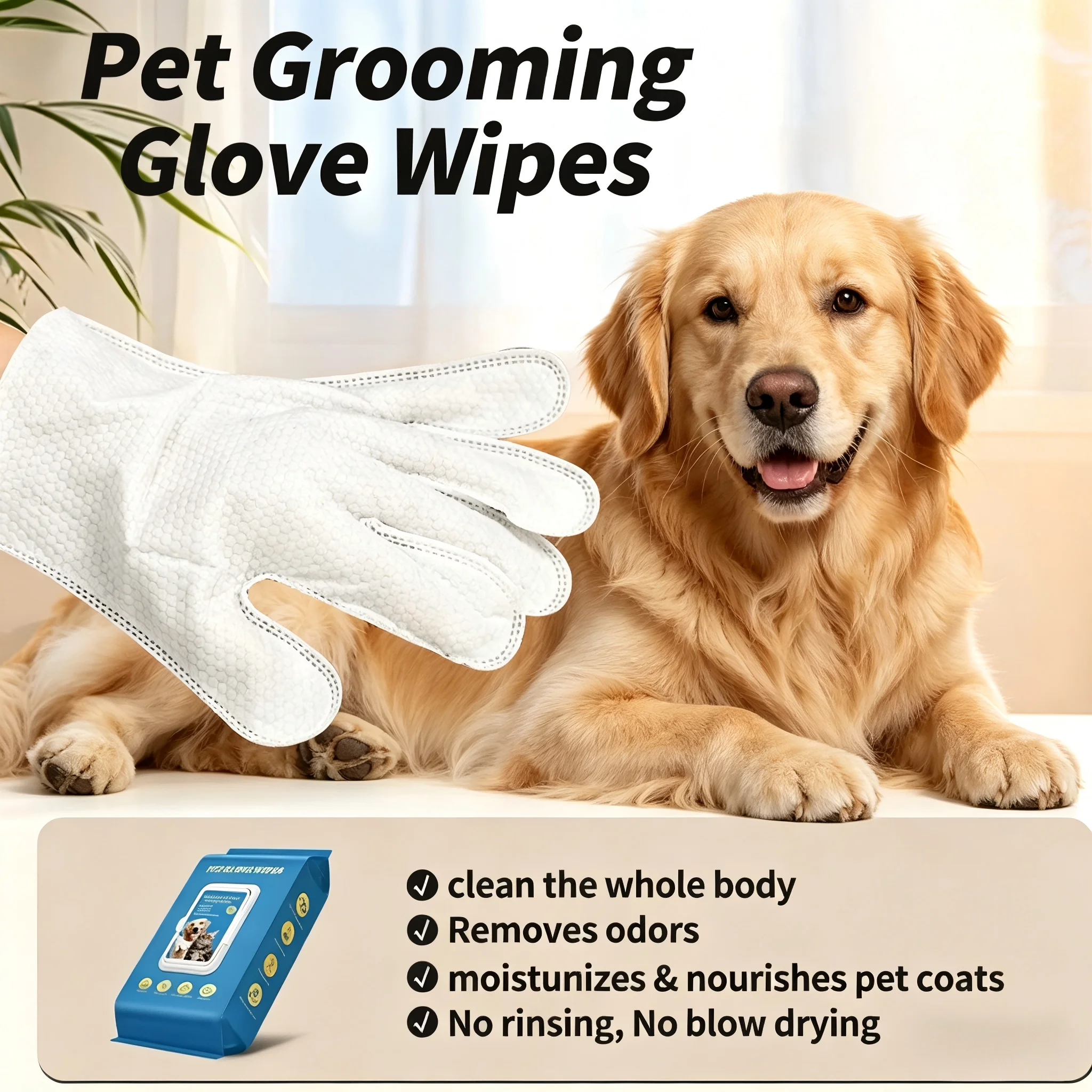 20 Pcs Pet Dry Cleaning Wet Wipes Wash Free Cleaning Thick Gloves Cat and Dog Pet Cleaning Products Remove Odor 20 Pcs Pet Dry Cleaning Wet Wipes Wash Free Cleaning Thick Gloves Cat and Dog Pet Cleaning Products Remove Odor