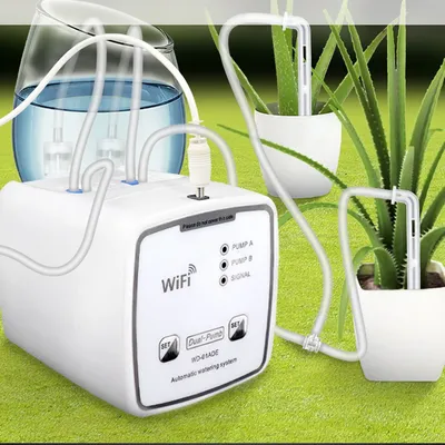 20 Pots WIFI Intelligent Watering Device Double Pump Timed Automatic Drip Irrigation System Remote APP Controller for 20 Pots WIFI Intelligent Watering Device Double Pump Timed Automatic Drip Irrigation System Remote APP Controller for