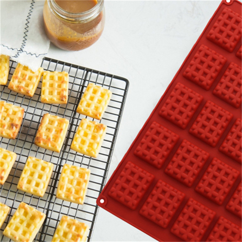 20 Slots Non Stick Waffle Silicone Mold 20 Slots Non Stick Waffle Silicone Mold