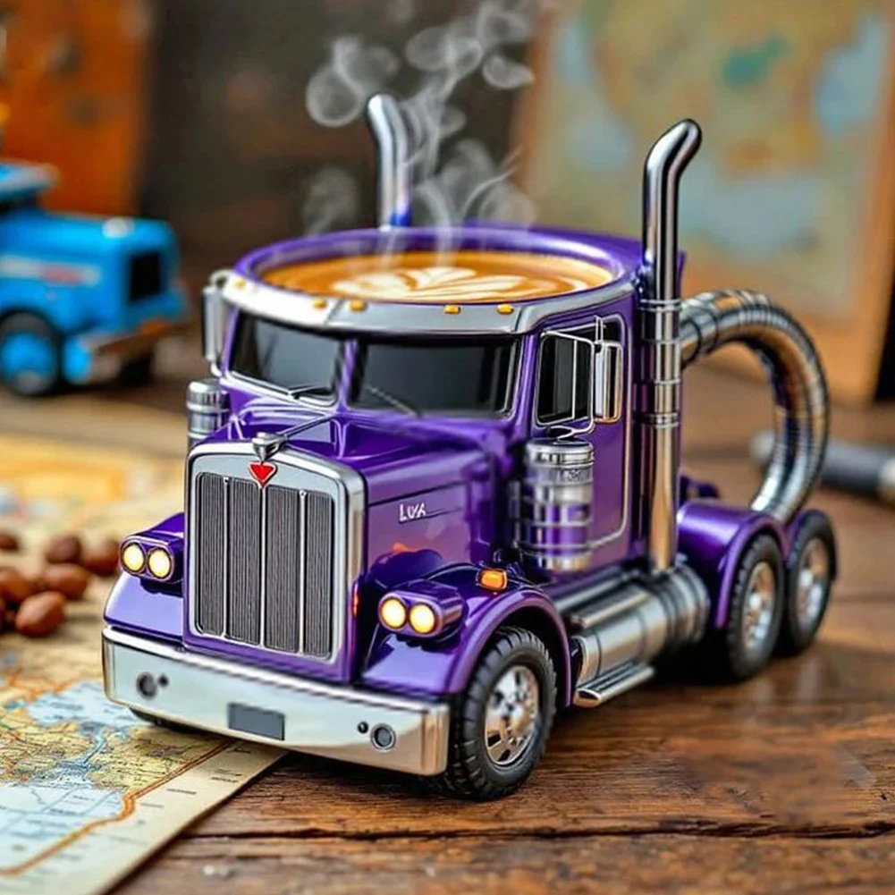 200-250ml Funny Semi-Truck Coffee Mugs Stainless Steel Drinkware Cups Handcrafted Water Bottle Resin Beer Mug for 200-250ml Funny Semi-Truck Coffee Mugs Stainless Steel Drinkware Cups Handcrafted Water Bottle Resin Beer Mug for
