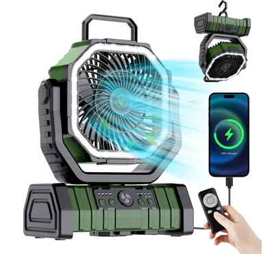 20000mAh High-Capacity Battery LED Light Camping Fan Movable Wireless Air Circulators Outdoor Ventilador with Hook 20000mAh High-Capacity Battery LED Light Camping Fan Movable Wireless Air Circulators Outdoor Ventilador with Hook