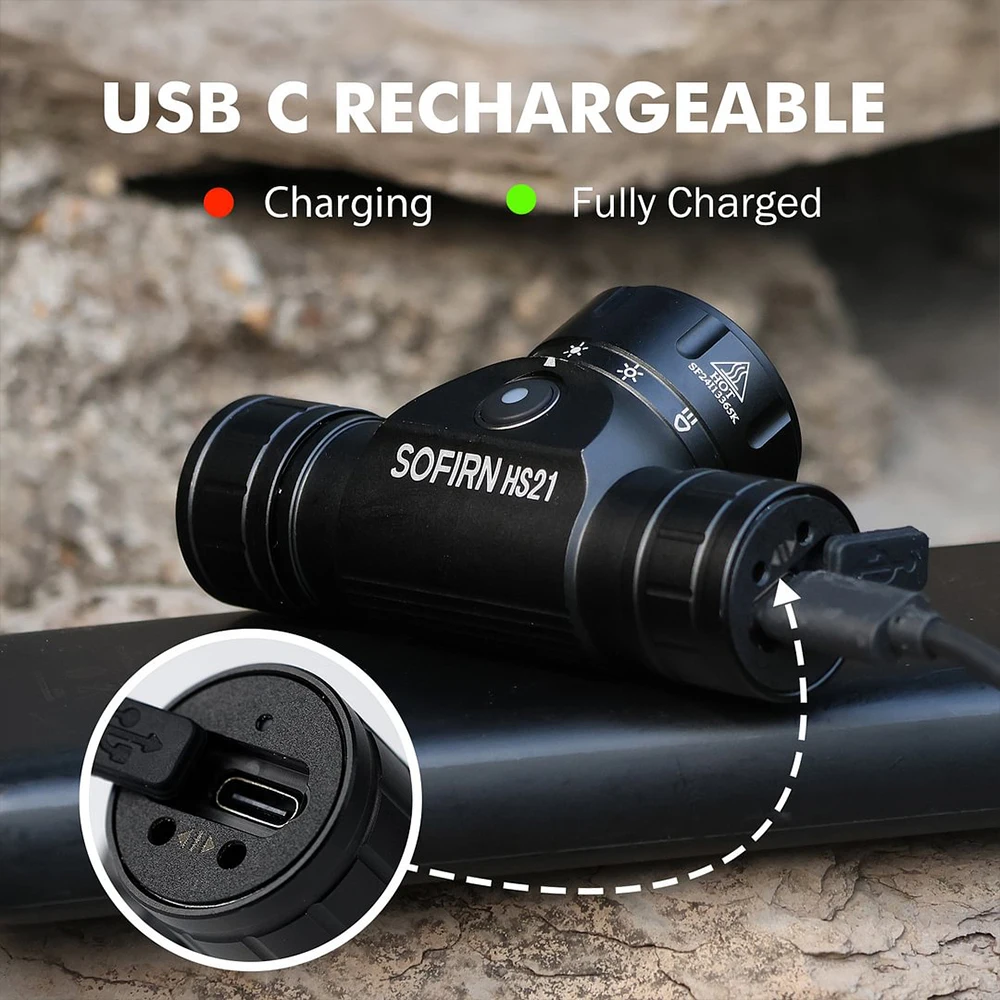 2000lm EDC Headlamp 18650 USB C Rechargeable Flashlight SFT40 Powerful Headlight With Infrared Switch 2000lm EDC Headlamp 18650 USB C Rechargeable Flashlight SFT40 Powerful Headlight With Infrared Switch