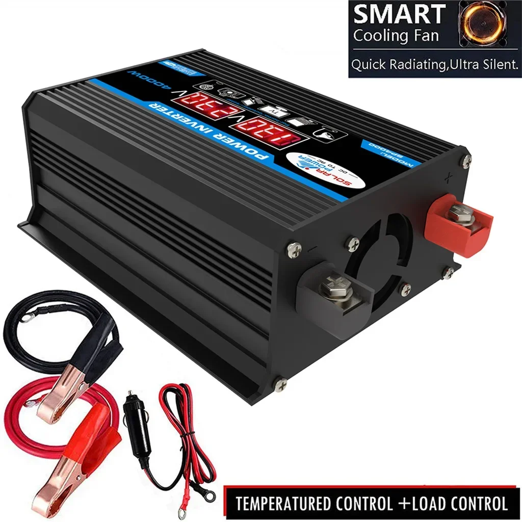 2000W Flexible Solar Panel System 12V Battery Charger Controller 4000W Inverter Kit Complete For Home Outdoor Capming