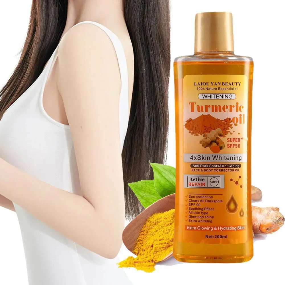 200ml Turmeric Oil Essential Oil Ginger Deep Hydration Moisturizer Nourishing Smoothing Face Serum Oil Moisturizer Skin 200ml Turmeric Oil Essential Oil Ginger Deep Hydration Moisturizer Nourishing Smoothing Face Serum Oil Moisturizer Skin