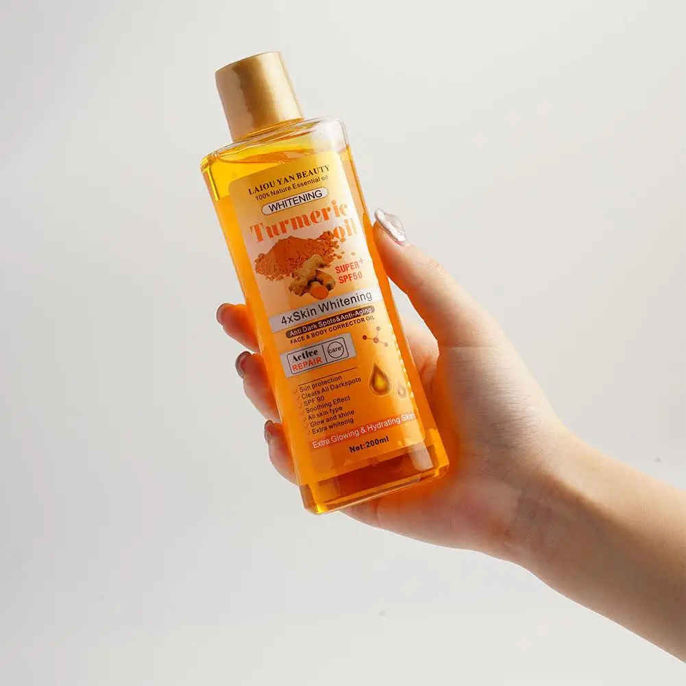 200ml Turmeric Oil Essential Oil Ginger Deep Hydration Moisturizer Nourishing Smoothing Face Serum Oil Moisturizer Skin 200ml Turmeric Oil Essential Oil Ginger Deep Hydration Moisturizer Nourishing Smoothing Face Serum Oil Moisturizer Skin