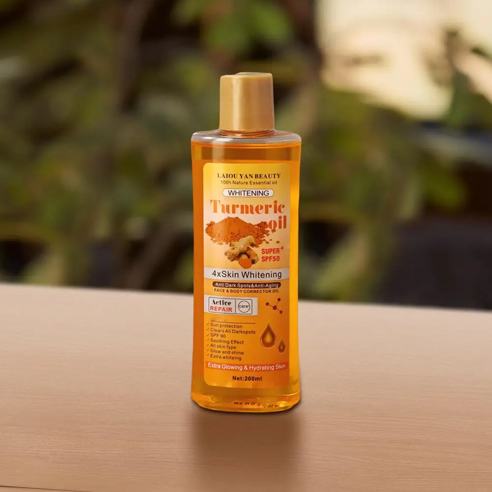 200ml Turmeric Oil Essential Oil Ginger Deep Hydration Moisturizer Nourishing Smoothing Face Serum Oil Moisturizer Skin 200ml Turmeric Oil Essential Oil Ginger Deep Hydration Moisturizer Nourishing Smoothing Face Serum Oil Moisturizer Skin