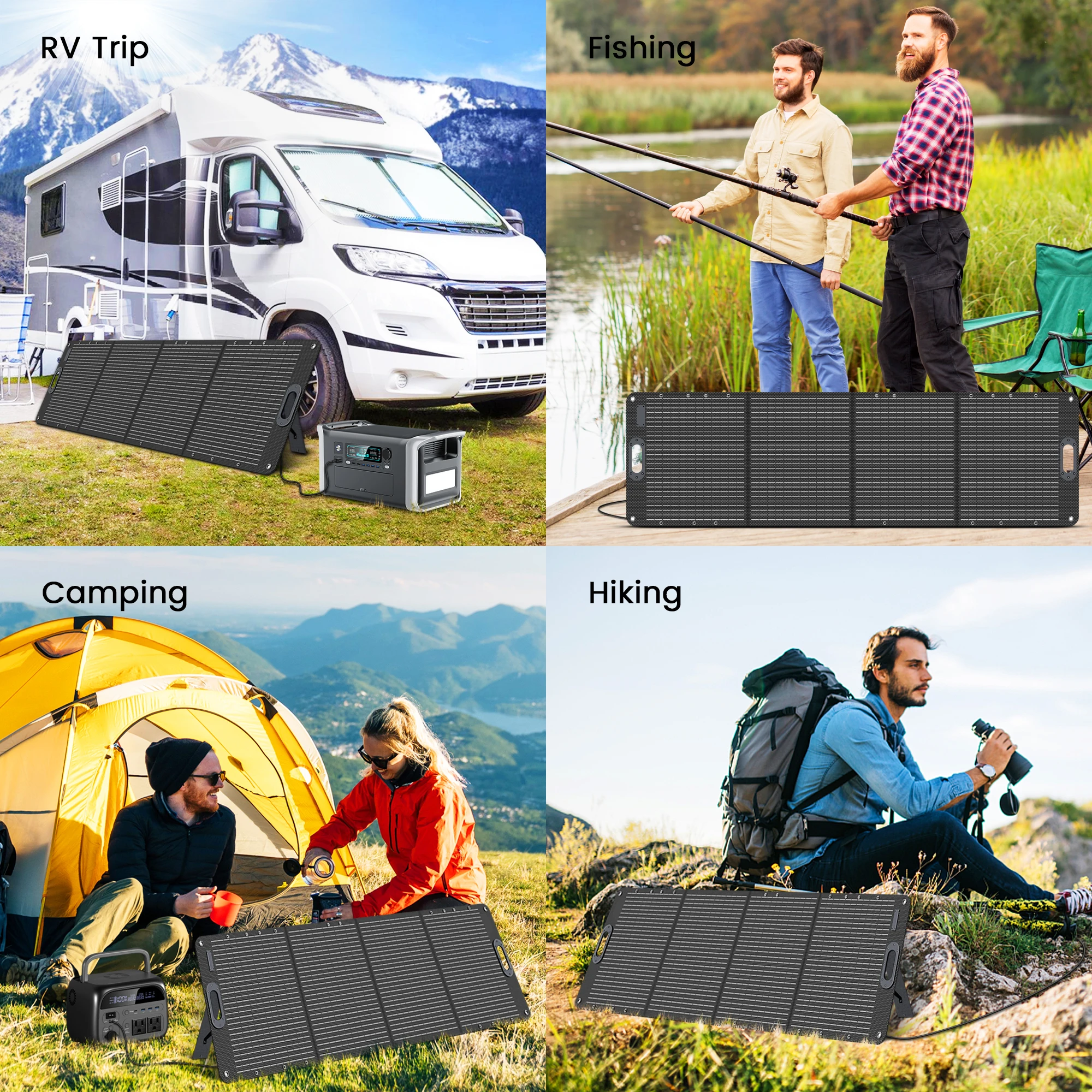 200W ETFE Flexible Foldable Solar Panel 100W Camping Portable Folding Solar Panel Kit High Efficience 200W ETFE Flexible Foldable Solar Panel 100W Camping Portable Folding Solar Panel Kit High Efficience