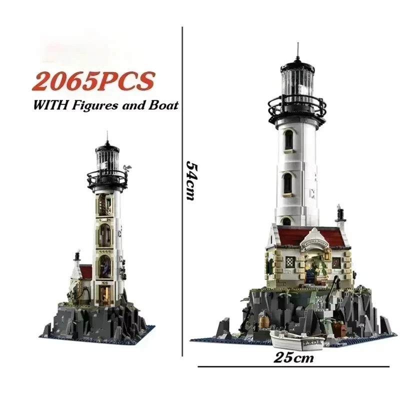 2065PCS Electric Lighthouse Model Building Blocks Electric Assembly Children's Toys Birthday Gifts 2065PCS Electric Lighthouse Model Building Blocks Electric Assembly Children's Toys Birthday Gifts