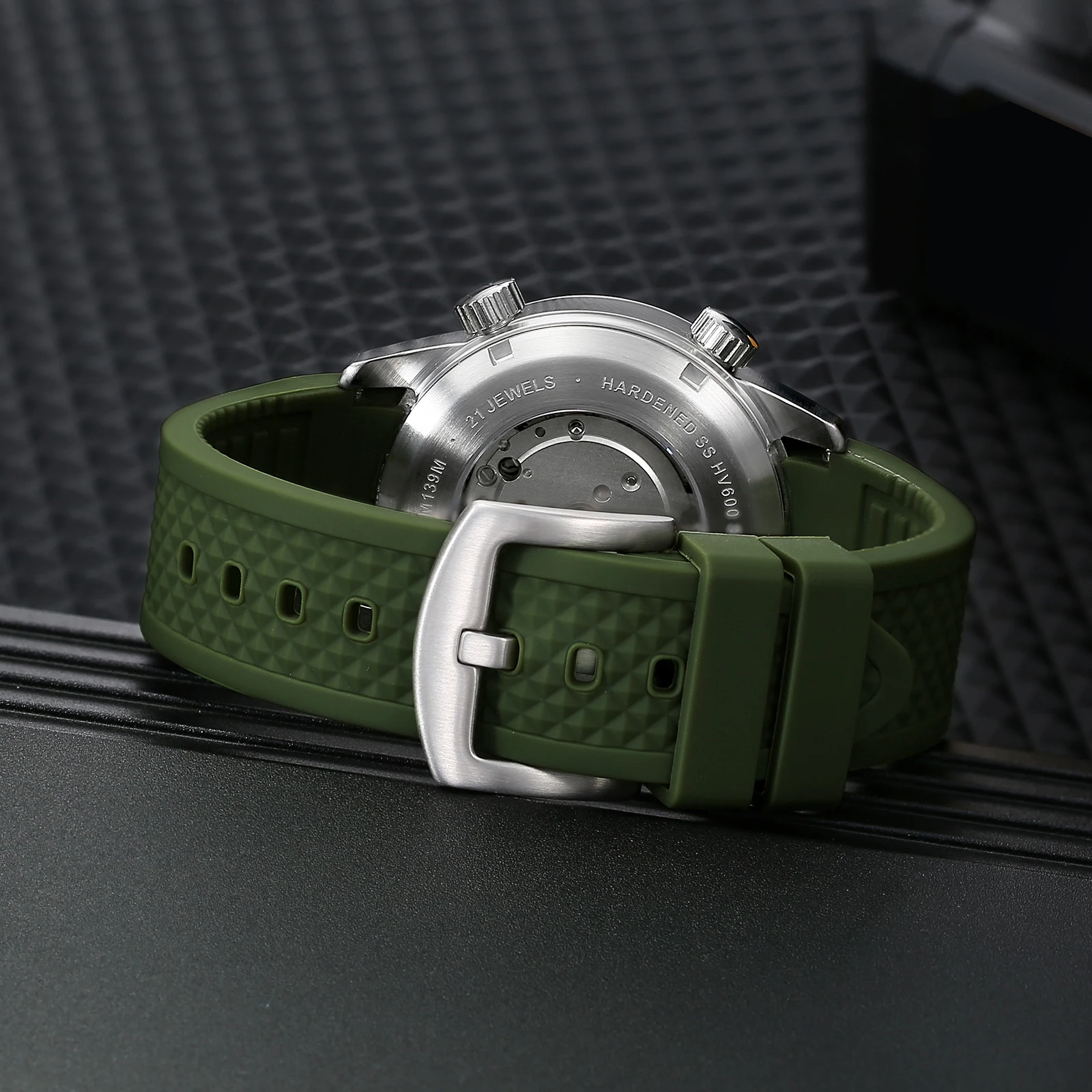 20Bar Diver Men Mechanical Watch Miyota 8215 Super Luminous Sapphire Swiming Automatic Self Wind Silicone Men Wristwatch