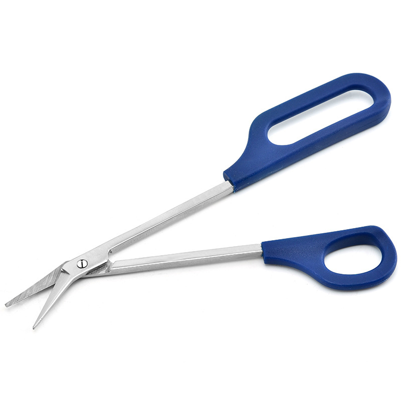 20cm Long Reach Easy Grip Toe Nail Toenail Scissor Trimmer for Disabled Cutter Clipper Manicure Pedicure Trim Chiropody