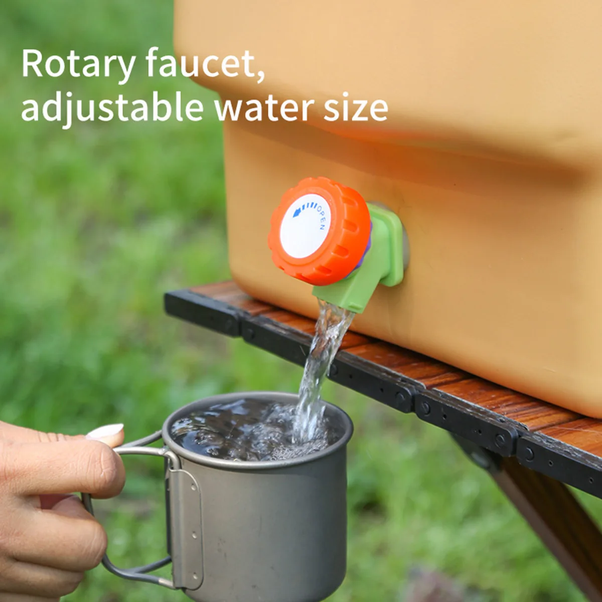 20L Portable Camping Water Jug with Spigot and Soap Dispenser Water Tank BPA Free Water Storage Tank for Outdoor