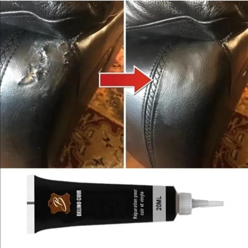 20ml Leather Repair Gel Complementary Colors Repair Scratches Cracks Car Seats Sofa Accessories Kit Home Household