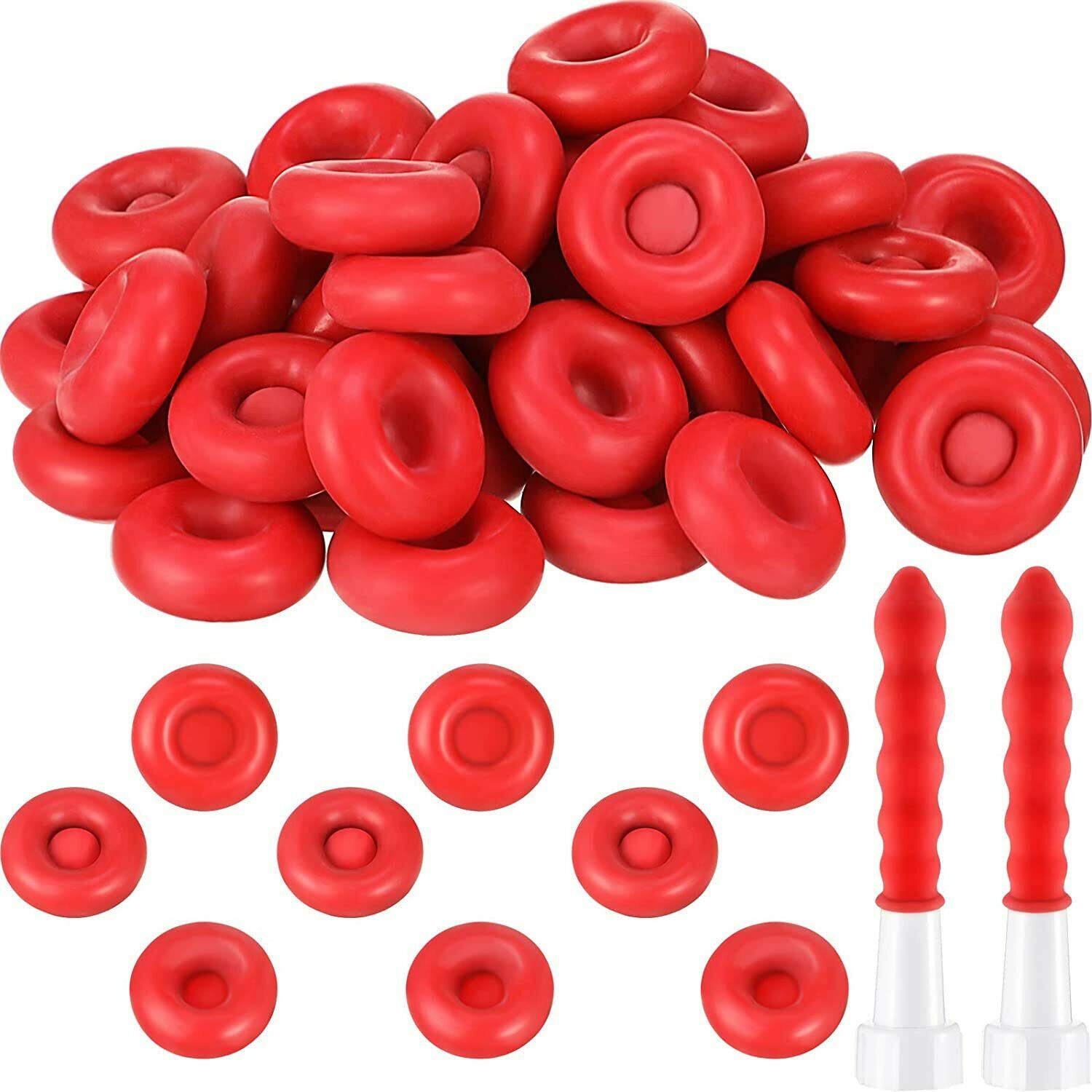 20pcs Caulk Cap Glass Glue Tip Sealing Cap Barrel Glue Mouth Protective Cover For Sealing And Preserving Leakproof