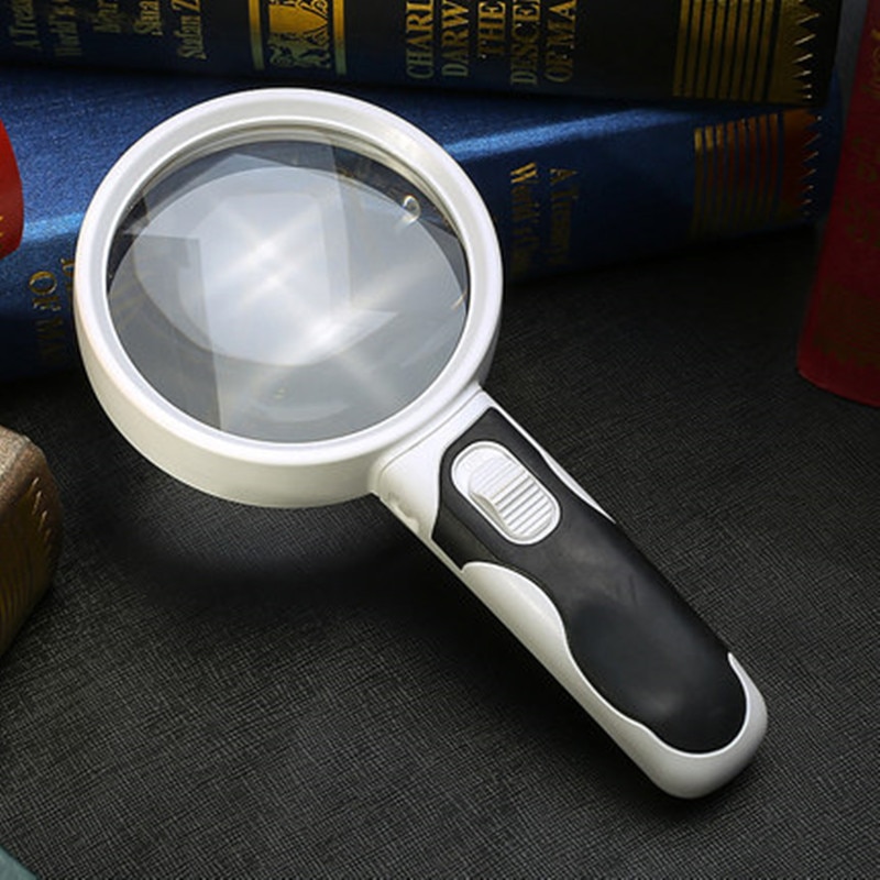 20X Handheld Pocket Magnifier with Light