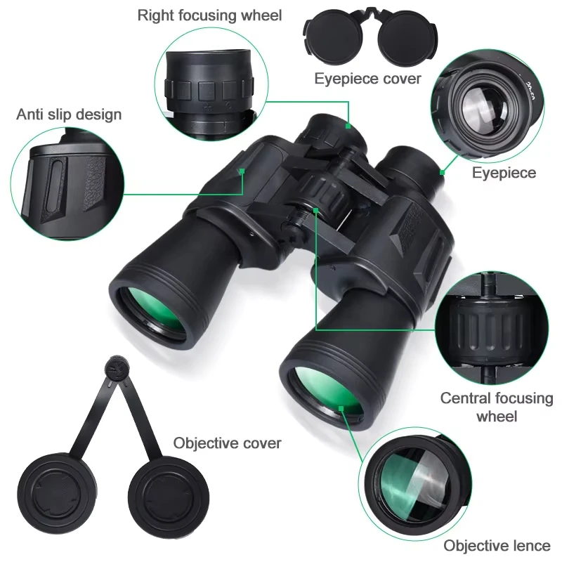 20X50 Binoculars for Adults High Powered Professional Binoculars with FMC Lens Central Focus Ideal for Bird Watching 20X50 Binoculars for Adults High Powered Professional Binoculars with FMC Lens Central Focus Ideal for Bird Watching