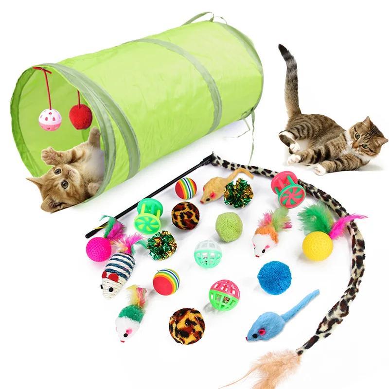 21 pack Kitten Toys Variety Pack-Pet Cat Toys Combination Set Cat Toy Funny Cat Stick Sisal Mouse Bell Ball Cat Supplies 21 pack Kitten Toys Variety Pack-Pet Cat Toys Combination Set Cat Toy Funny Cat Stick Sisal Mouse Bell Ball Cat Supplies