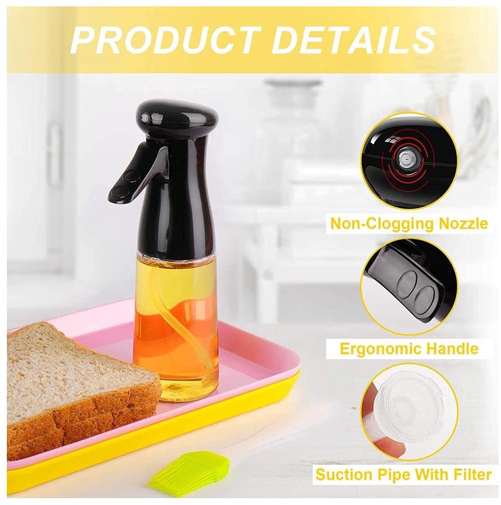 210ml Powerful Jet Olive Oil Spray BBQ Cooking Kitchen Baking Olive Oil Sprayer Oil Spray Empty Bottle Vinegar Bottle 210ml Powerful Jet Olive Oil Spray BBQ Cooking Kitchen Baking Olive Oil Sprayer Oil Spray Empty Bottle Vinegar Bottle