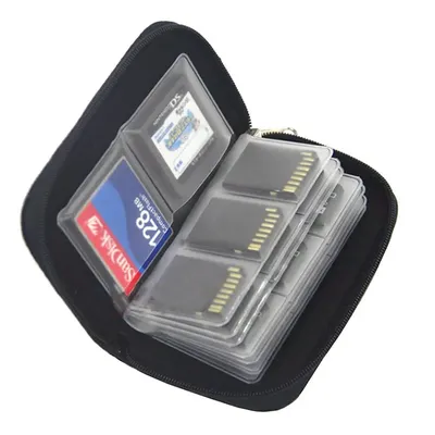 22 Slots Memory Card Collect Bag Camera Memory Card Case Holder Bag for CF/SD/Micro SD/SDHC/MS/DS Gameing SD Card