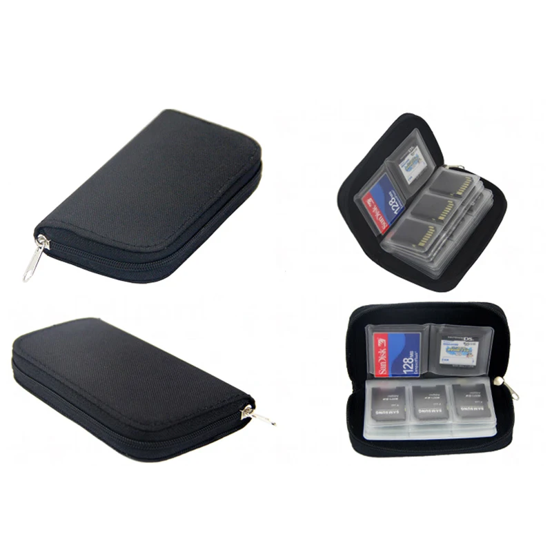 22 Slots Memory Card Collect Bag Camera Memory Card Case Holder Bag for CF/SD/Micro SD/SDHC/MS/DS Gameing SD Card