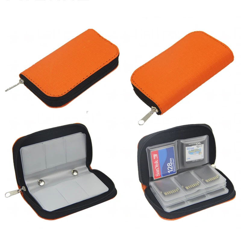 22 Slots Memory Card Collect Bag Camera Memory Card Case Holder Bag for CF/SD/Micro SD/SDHC/MS/DS Gameing SD Card