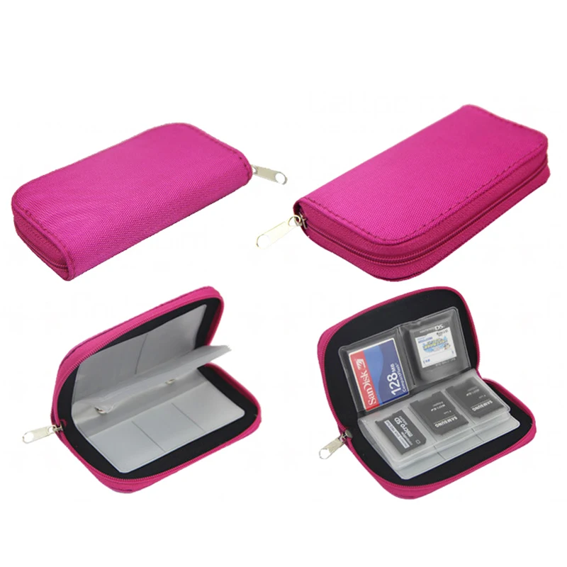22 Slots Memory Card Collect Bag Camera Memory Card Case Holder Bag for CF/SD/Micro SD/SDHC/MS/DS Gameing SD Card