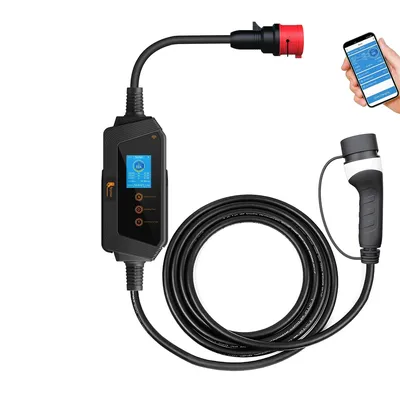 22KW 32A 3Phase Type2 Portable EV Charger Wi-Fi APP Control EVSE Charging Box Charging Station for Electric Car Charger 22KW 32A 3Phase Type2 Portable EV Charger Wi-Fi APP Control EVSE Charging Box Charging Station for Electric Car Charger