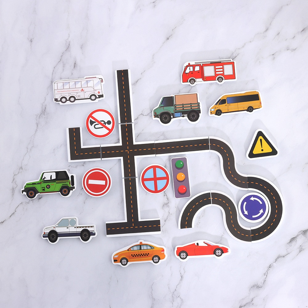 23 Pieces Children Kids Baby Bath Water Toy Sticky Wall City Traffic Car Road Rail Puzzle 23 Pieces Children Kids Baby Bath Water Toy Sticky Wall City Traffic Car Road Rail Puzzle