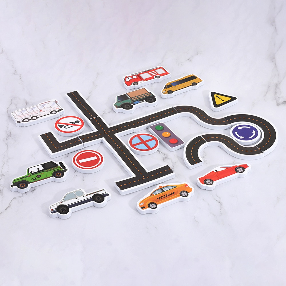 23 Pieces Children Kids Baby Bath Water Toy Sticky Wall City Traffic Car Road Rail Puzzle 23 Pieces Children Kids Baby Bath Water Toy Sticky Wall City Traffic Car Road Rail Puzzle