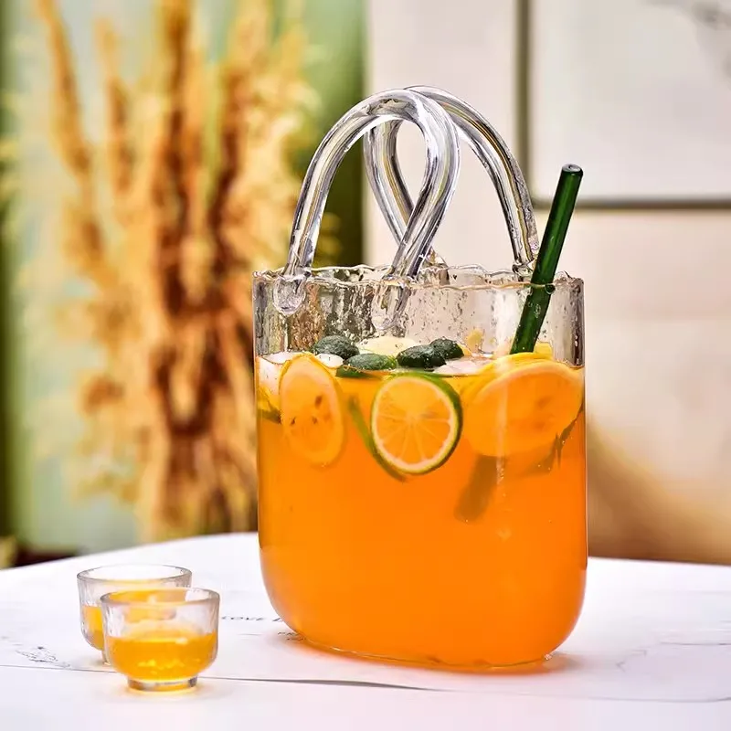 2300ml Handheld Glass Wrapped Slightly Drunk Fruit Wine Cup Cocktail Cup Bar Set