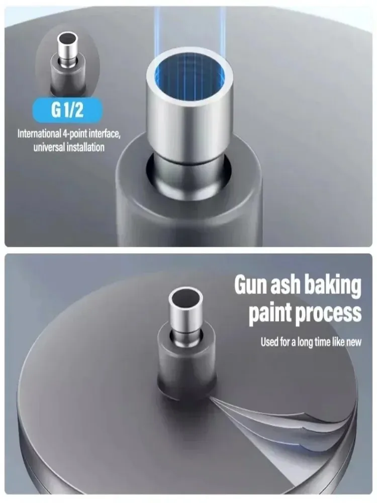 230mm Big Panel Showerhead 6 Mode Supercharge Rainfall Shower Head High Pressure Top Rain Shower Faucet Bathroom 230mm Big Panel Showerhead 6 Mode Supercharge Rainfall Shower Head High Pressure Top Rain Shower Faucet Bathroom