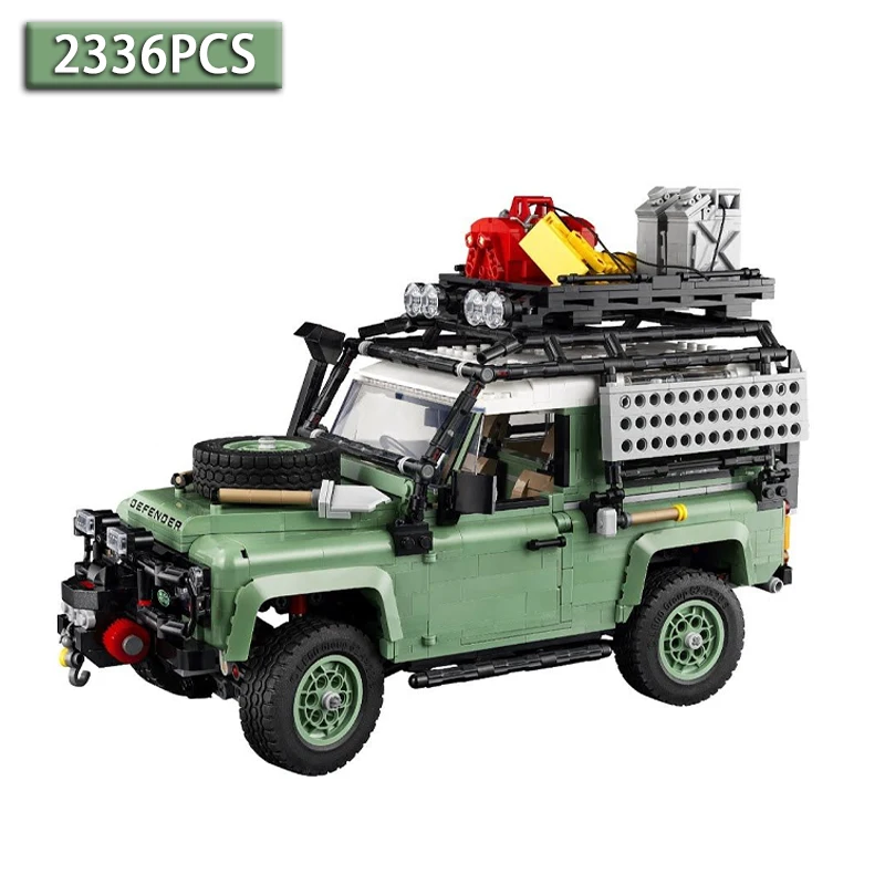 2336pcs High-tech Land Rovered Defender 90 Bricks Compatible 10317 Super Off-road Racing Car Building Blocks 2336pcs