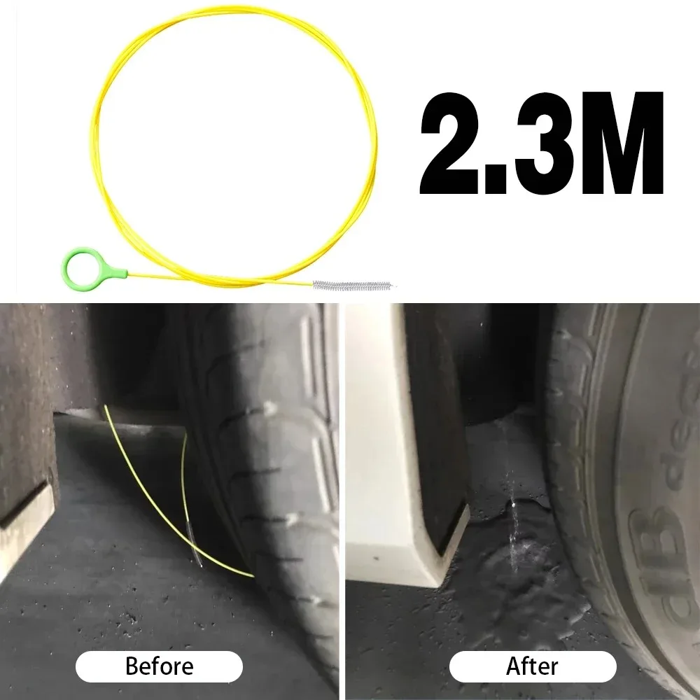 2.3m Car Sewer Unclogger Cleaning Brush Car Sunroof Long Hose Drain Hole Drain Unclogger Car Pipe Tool Cleaner Auto 2.3m Car Sewer Unclogger Cleaning Brush Car Sunroof Long Hose Drain Hole Drain Unclogger Car Pipe Tool Cleaner Auto