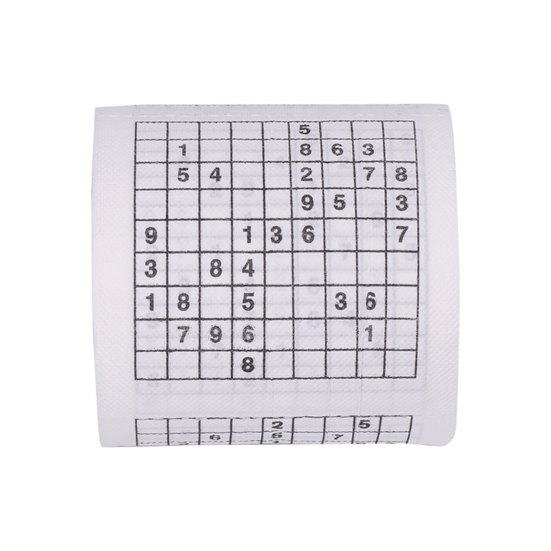 240 Sheets Durable Sudoku Su Printed Tissue Paper Toilet Rolling Paper Good Puzzle Game Wood Pulp Toilet Paper 240 Sheets Durable Sudoku Su Printed Tissue Paper Toilet Rolling Paper Good Puzzle Game Wood Pulp Toilet Paper