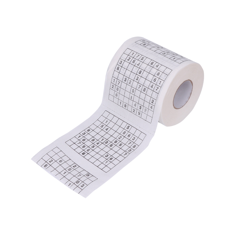 240 Sheets Durable Sudoku Su Printed Tissue Paper Toilet Rolling Paper Good Puzzle Game Wood Pulp Toilet Paper 240 Sheets Durable Sudoku Su Printed Tissue Paper Toilet Rolling Paper Good Puzzle Game Wood Pulp Toilet Paper