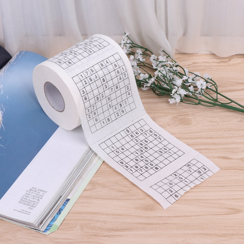 240 Sheets Durable Sudoku Su Printed Tissue Paper Toilet Rolling Paper Good Puzzle Game Wood Pulp Toilet Paper 240 Sheets Durable Sudoku Su Printed Tissue Paper Toilet Rolling Paper Good Puzzle Game Wood Pulp Toilet Paper