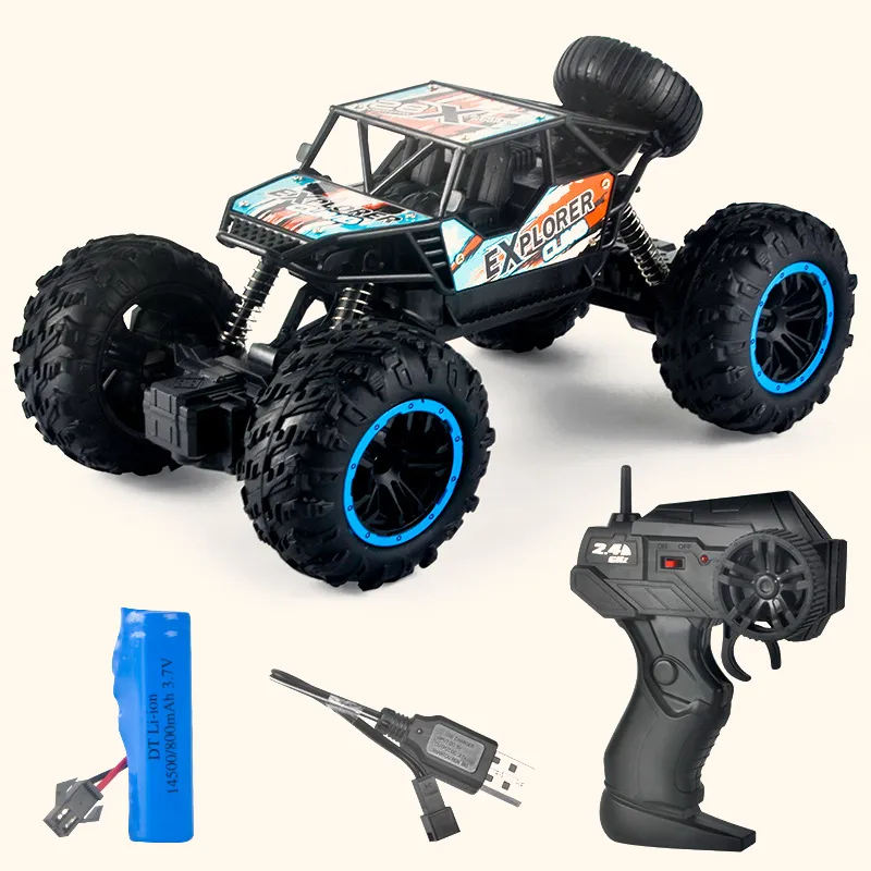 2.4G Model Remote Control Vehicle Toys Off-road Four-wheel Drive RC Climbing Car Toys Outdoor Vehicle Toy Gifts for