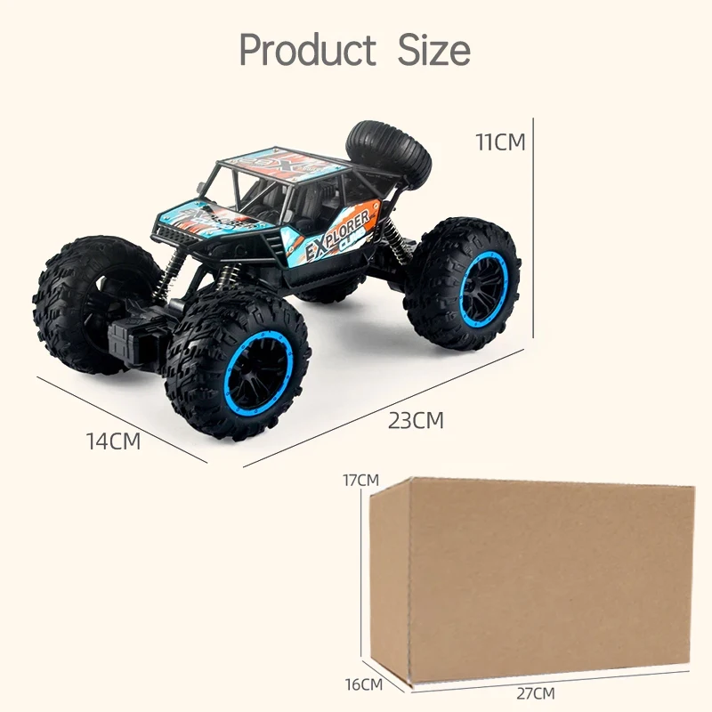 2.4G Model Remote Control Vehicle Toys Off-road Four-wheel Drive RC Climbing Car Toys Outdoor Vehicle Toy Gifts for