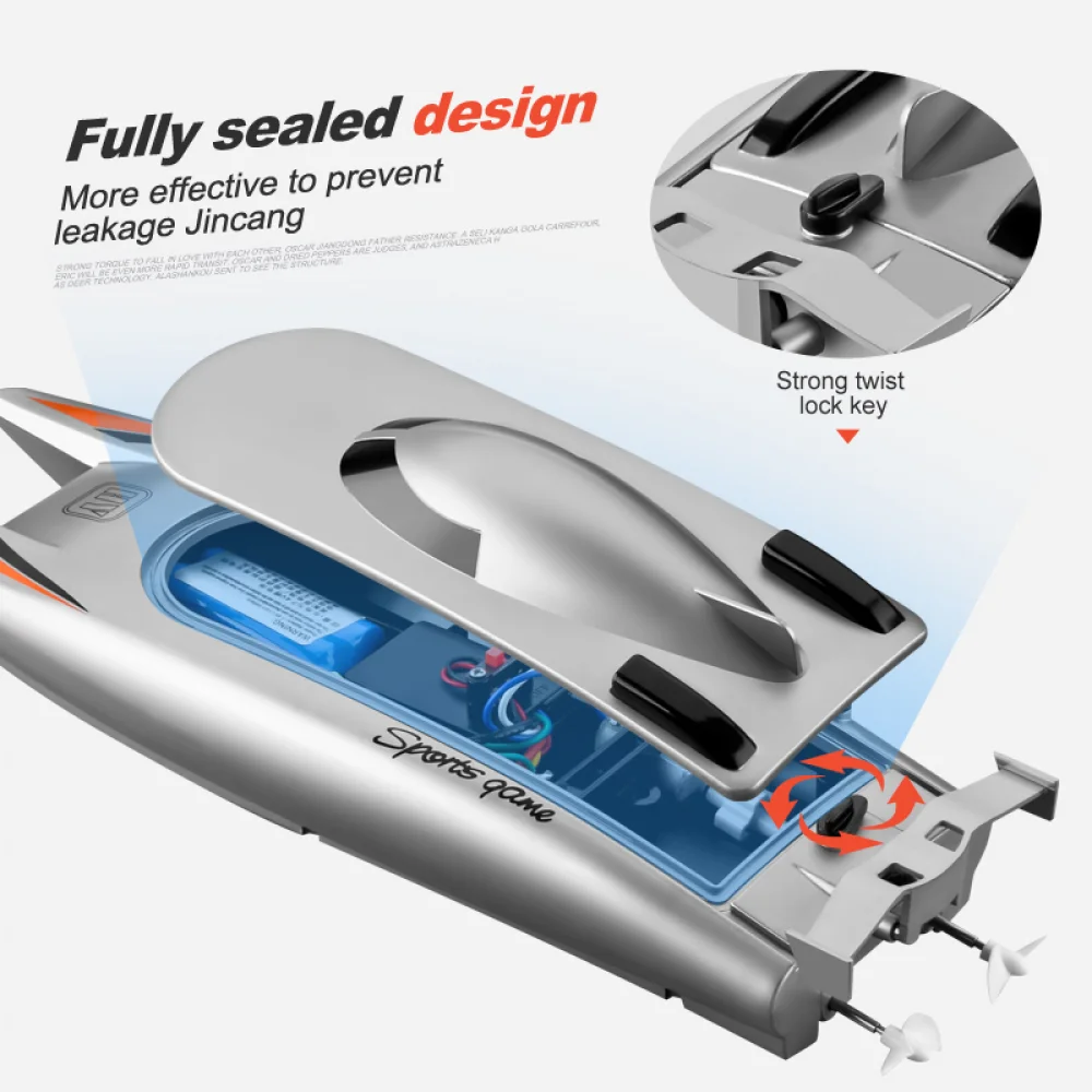 2.4G Radio Rc Boat 30Km/h Racing Boat High Speed Speedboat 20Mins Battery 2 Ch Dual Motor Waterproof Remote Control 2.4G Radio Rc Boat 30Km/h Racing Boat High Speed Speedboat 20Mins Battery 2 Ch Dual Motor Waterproof Remote Control