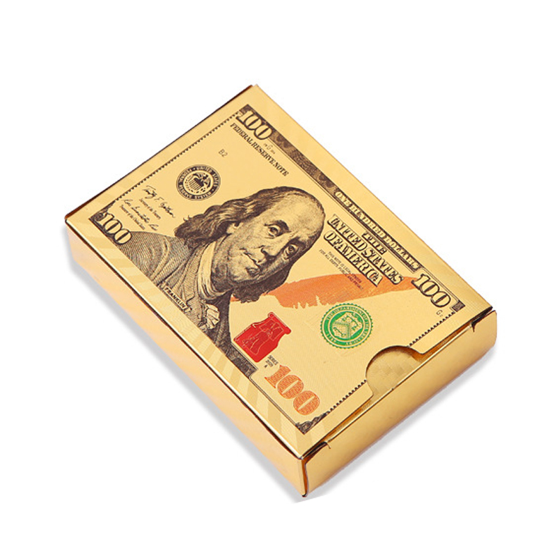 24K Gold Plastic Playing Cards 24K Gold Plastic Playing Cards