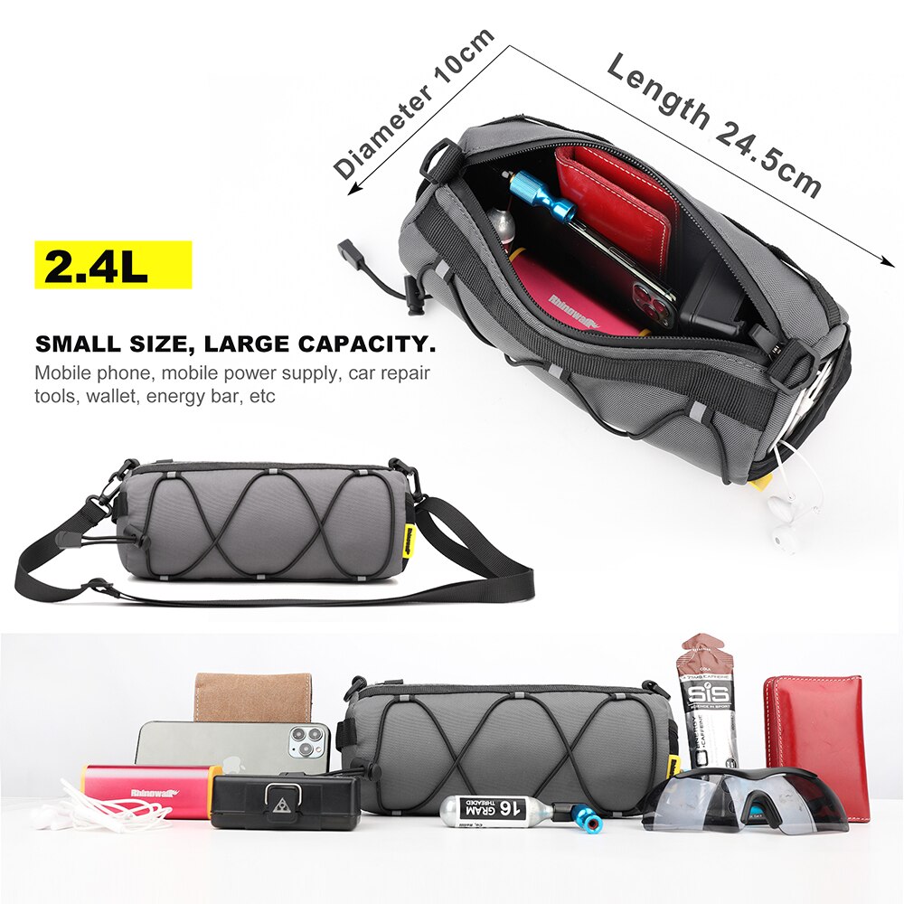 2.4L Large Capacity Cycling Handlebar Bag