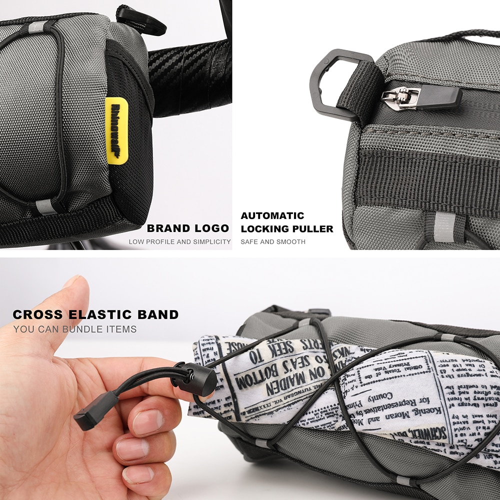 2.4L Large Capacity Cycling Handlebar Bag