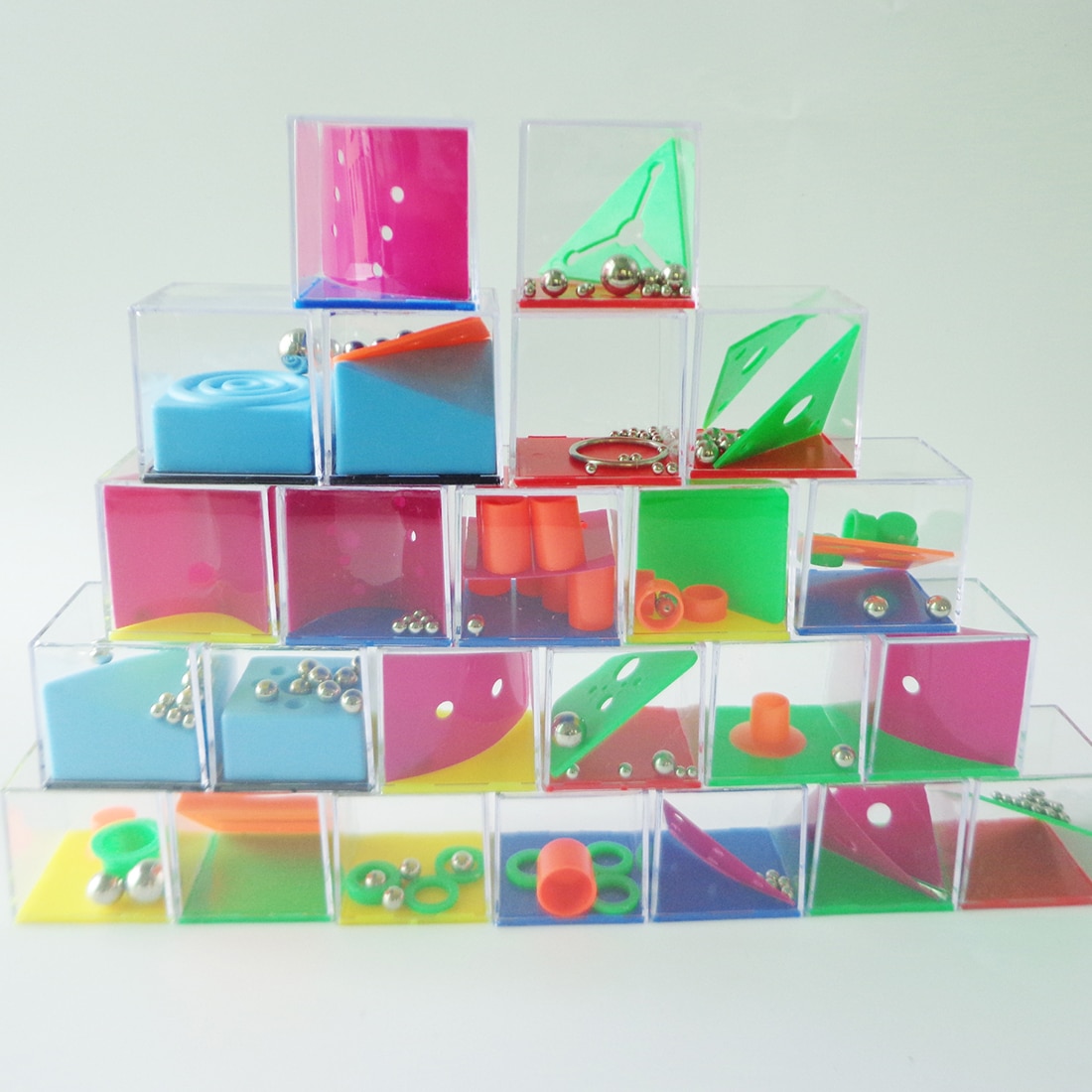 24pcs Brain Teaser Games Puzzle Cubes