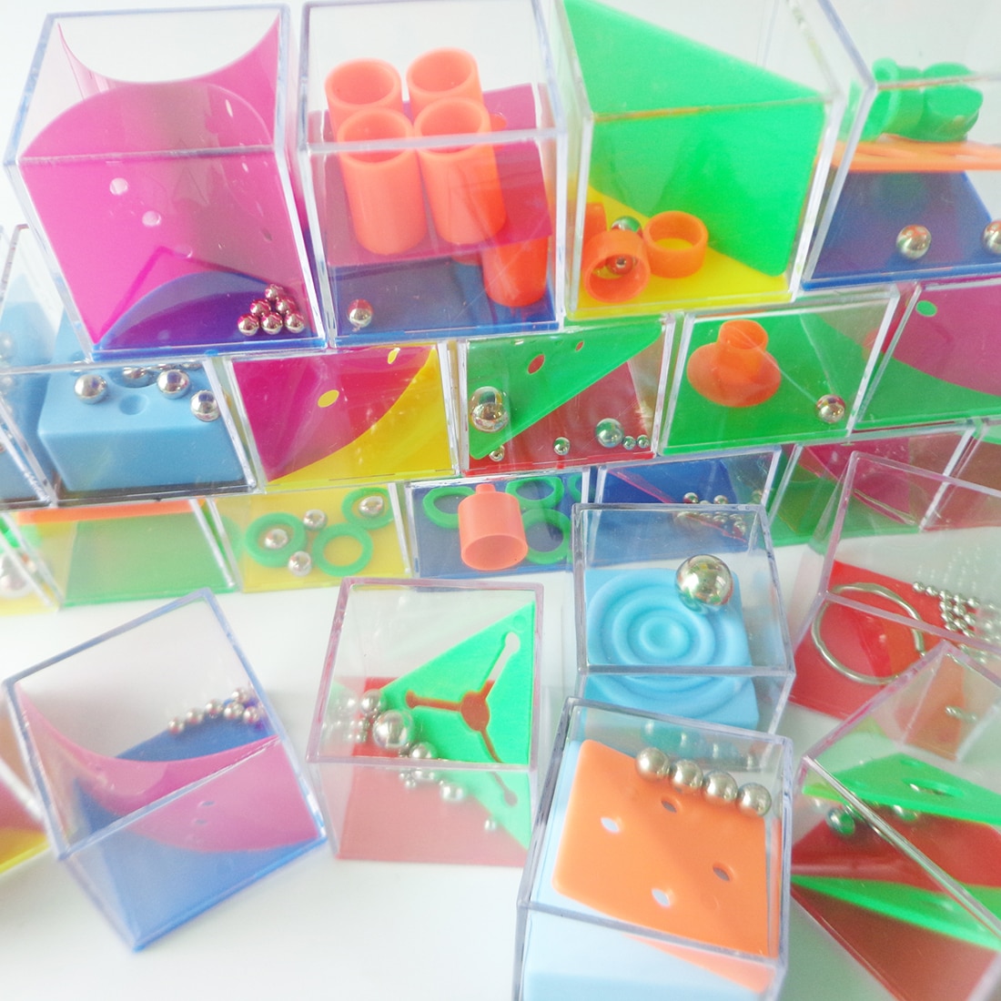24pcs Brain Teaser Games Puzzle Cubes 24pcs Brain Teaser Games Puzzle Cubes