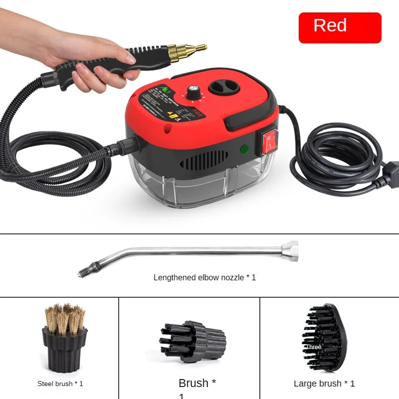 2500W Steam Cleaner High temperature Jet Washer Range Hood for Kitchen Air Conditioner Car Cleaning Machine Home 2500W Steam Cleaner High temperature Jet Washer Range Hood for Kitchen Air Conditioner Car Cleaning Machine Home
