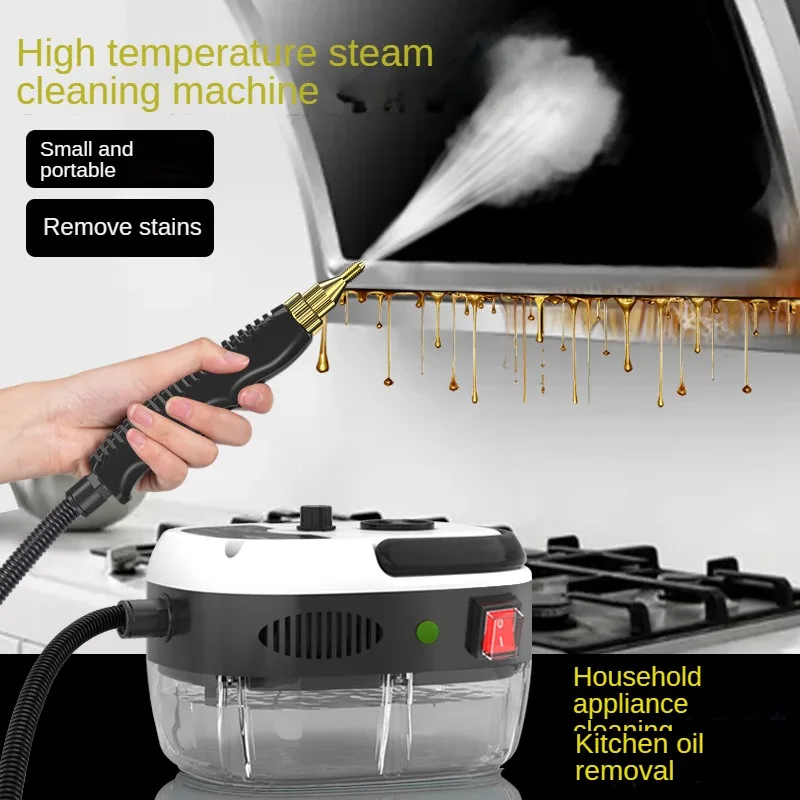 2500W Steam Cleaner High temperature Jet Washer Range Hood for Kitchen Air Conditioner Car Cleaning Machine Home 2500W Steam Cleaner High temperature Jet Washer Range Hood for Kitchen Air Conditioner Car Cleaning Machine Home