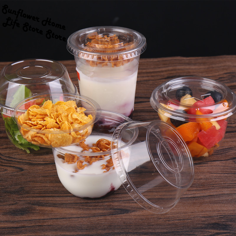 250ml Plastic Cups for Salad (25pcs) 250ml Plastic Cups for Salad (25pcs)