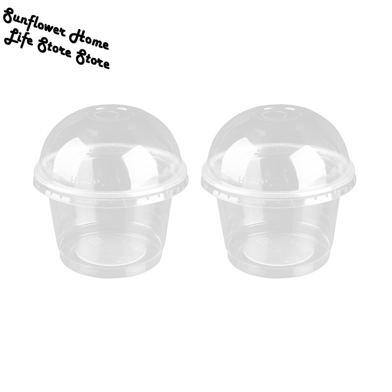 250ml Plastic Cups for Salad (25pcs)