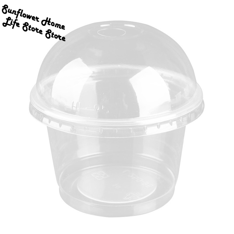 250ml Plastic Cups for Salad (25pcs)
