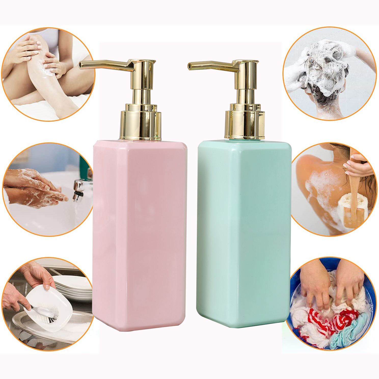 250ml Plastic Refillable Shampoo Dispenser 250ml Plastic Refillable Shampoo Dispenser