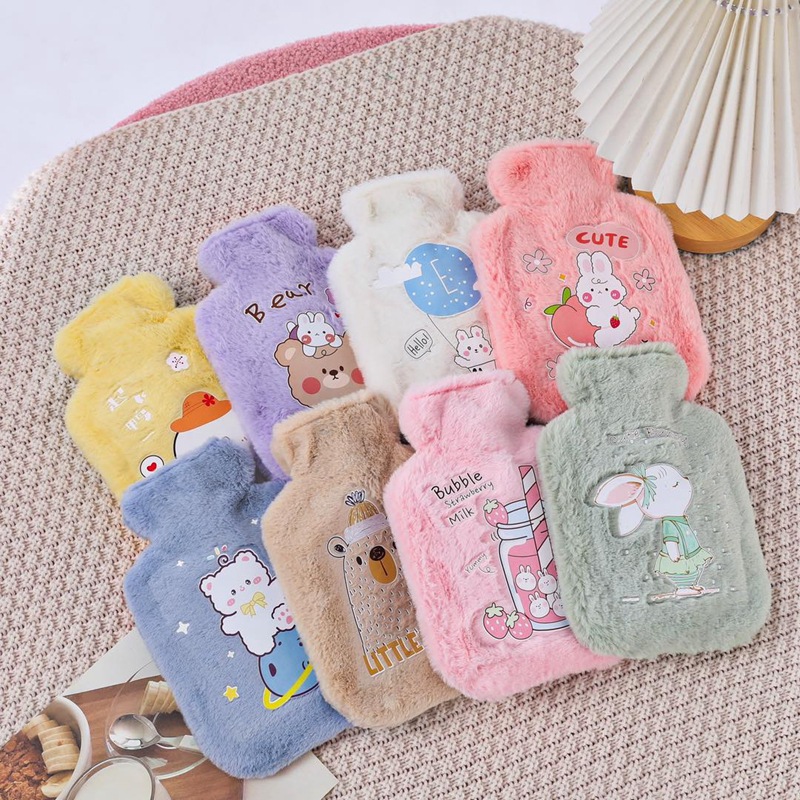 250ml Reusable Plush Hot Water Bottle